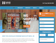 Tablet Screenshot of navis-novi.com